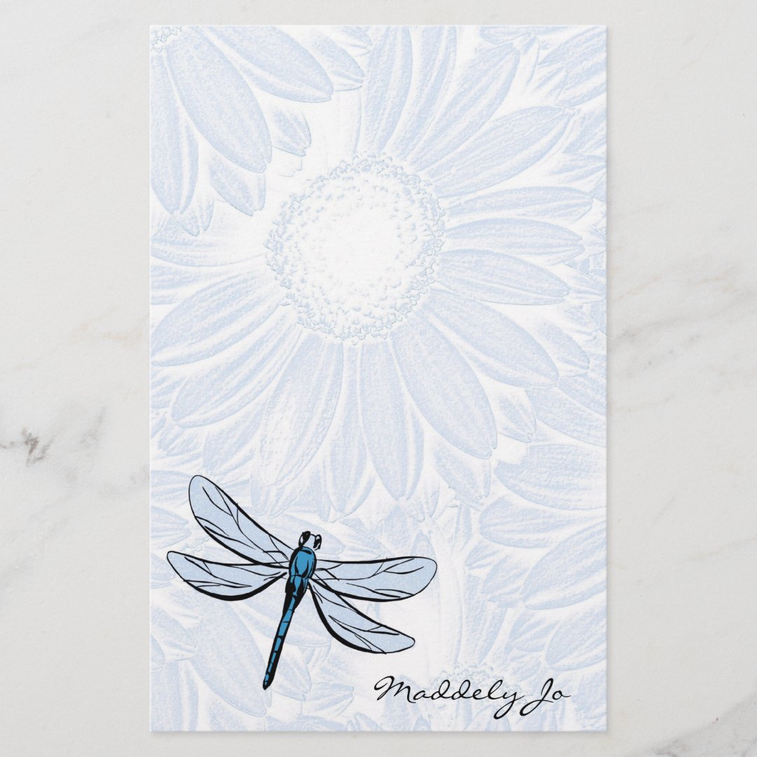 Dragonfly Stationery Zazzle