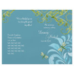 Dragonfly Swirls - Formal Wedding Program Custom Flyer