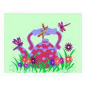 Dragonfly Teapot poster posters by marcya7 Dragonfly Teapot poster posters