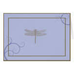 Dragonfly Thank you card cards