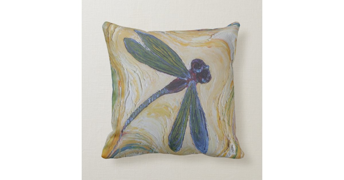 Dragonfly Throw Pillow Zazzle