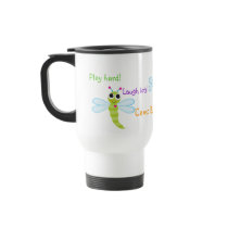 Dragonfly Travel Mug by creatingmybestlife Dragonfly Travel Mug