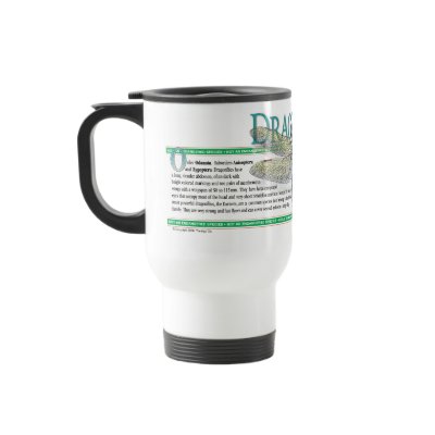 Dragonfly Travel Mug by calzonsin