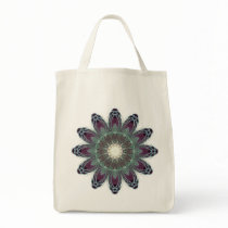 Dragonfly Wings Mandala Canvas Bags