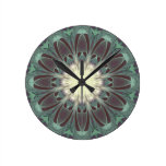 Dragonfly Wings Mandala Wall Clocks