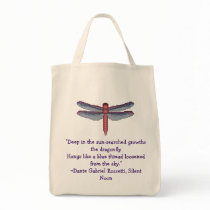 Dragonfly with Quote Bag