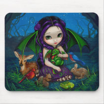 "Dragonling Garden III" Mousepad by strangeling "Dragonling Garden III" Mousepad