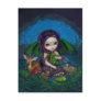 "Dragonling Garden III" Postcard