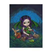 "Dragonling Garden III" Postcard by strangeling "Dragonling Garden III" Postcard