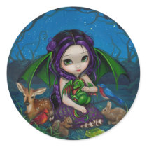 "Dragonling Garden III" Sticker by strangeling "Dragonling Garden III" Sticker
