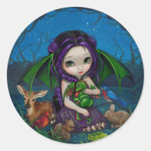 "Dragonling Garden III" Sticker