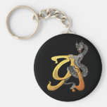 Dragonlore Initial A Key Chains