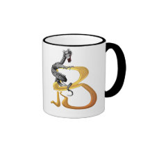 Dragonlore Initial B Coffee Mug