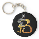 Dragonlore Initial B Key Chain