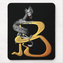 Dragonlore Initial B Mouse Mats
