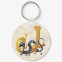 Dragonlore Initial J keychains