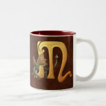 Dragonlore Initial M Coffee Mugs