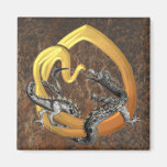 Dragonlore Initial O Refrigerator Magnet