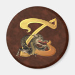 Dragonlore Initial Z Refrigerator Magnets
