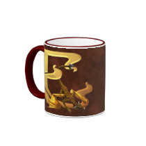 Dragonlore Initials E Coffee Mugs