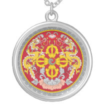 Dragons and Lotus flower Necklace