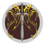 DRAGONS AND SWORD stickers