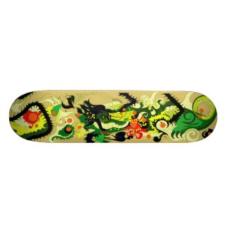 Dragons Den (Parchment) Custom Skateboard