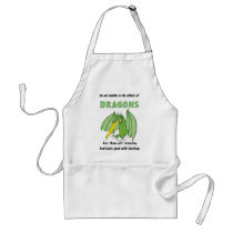 Dragons Do Not Meddle in Their Affairs Aprons
