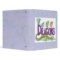Dragons, dragons everywhere! Binder