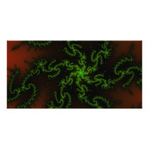 Dragon's Dream - fractal art Picture Card