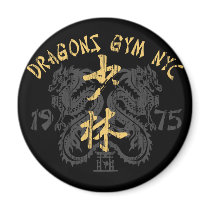 Dragon's Gym 1975 magnets
