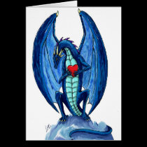 Dragon's heart Greeting cards cards