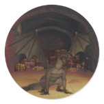 Dragons Hoard Round Stickers