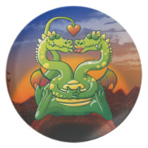 Dragons Madly in Love plates