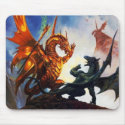 Dragons On A Mouse Pad mousepads by design_girl Dragons On A Mouse Pad mousepads