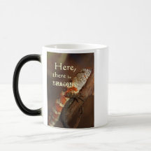 Dragons, Orange Lizard Mug