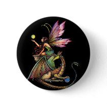Dragon's Orbs Fairy and Dragon by Molly Harrison Pin