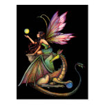 Dragon's Orbs Fairy and Dragon by Molly Harrison Postcards
