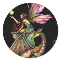 Dragon's Orbs Fairy and Dragon by Molly Harrison stickers by robmolily Dragon's Orbs Fairy and Dragon by Molly Harrison stickers