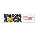 Dragons Rock Bumper Sticker bumper stickers by Pandanda Dragons Rock Bumper Sticker bumper stickers