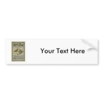 Dragons Vintage Japanese Silk Label Bumper Sticker