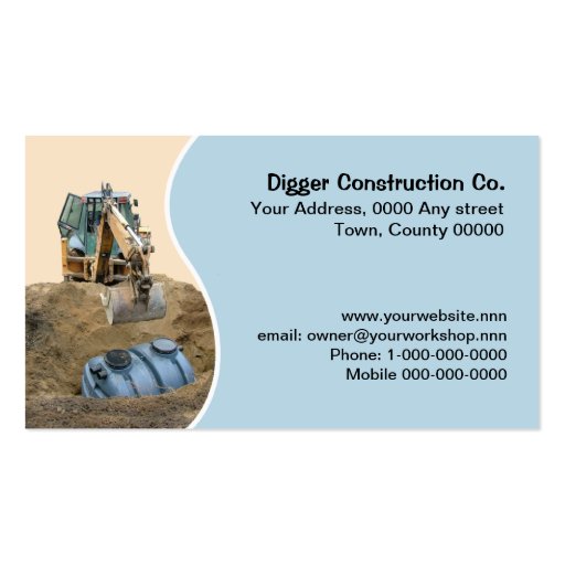 Drainage business card