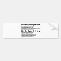 Drake_Equation Bumper Stickers