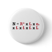 Drake Equation Pinback Buttons
