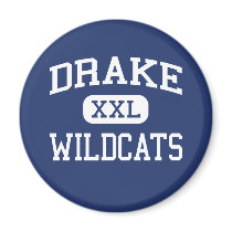 Drake Wildcats Middle School Auburn Alabama magnets by customteamsportswear Drake Wildcats Middle School Auburn Alabama magnets