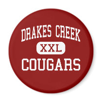 Drakes Creek - Cougars - Middle - Bowling Green magnets by customteamsportswear Drakes Creek - Cougars - Middle - Bowling Green magnets