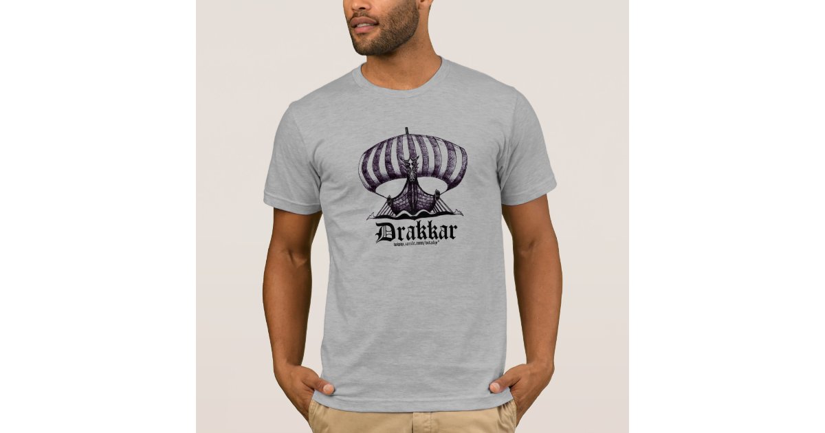 viking ship tshirt