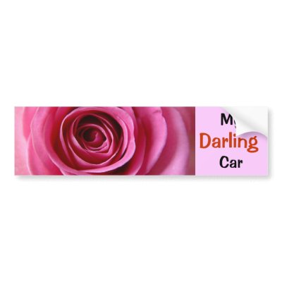 Draling sticker for darling car bumper stickers by write2chinu