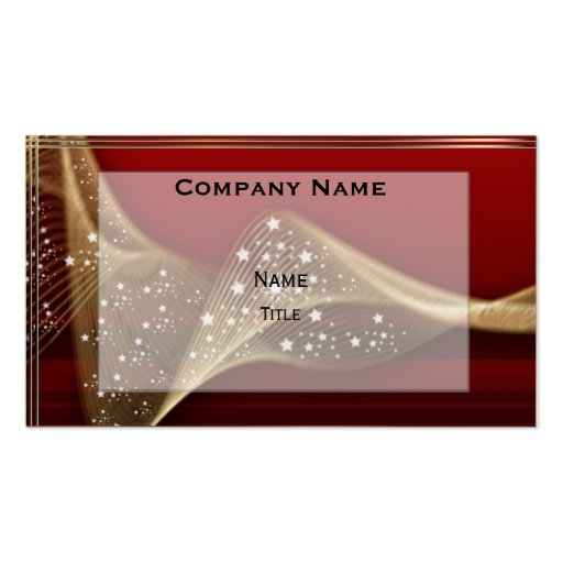 Drama Business Cards (front side)