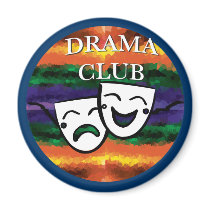 Drama Club Badge: Color Your World magnets